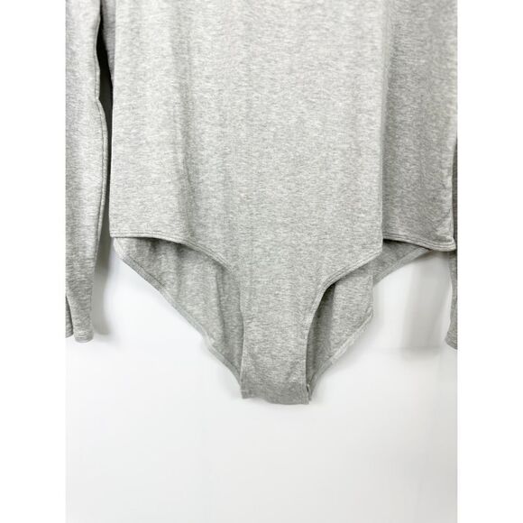 Universal Standard Foundation Bodysuit Turtleneck Gray Size Large - Picture 5 of 13